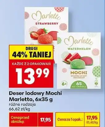 Biedronka Deser lodowy Mochi Marletto 6x35 g oferta