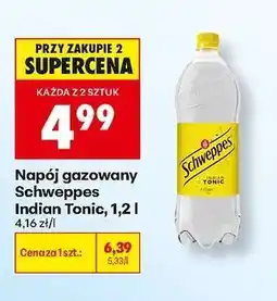 Biedronka Napój gazowany Schweppes Indian Tonic, 1,2 l oferta