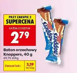 Biedronka Baton orzechowy Knoppers, 40 g oferta