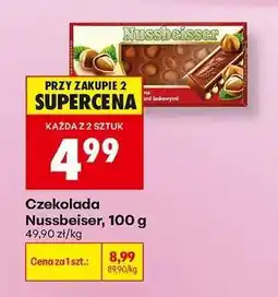 Biedronka Czekolada Nussbeiser, 100 g oferta