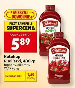Biedronka Ketchup Pudliszki, 480 g oferta