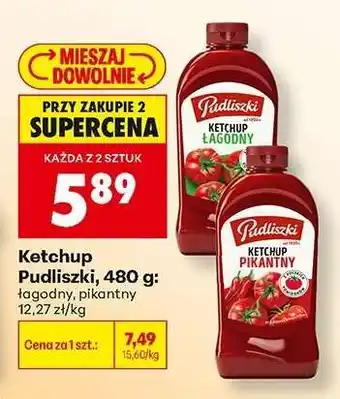 Biedronka Ketchup Pudliszki, 480 g oferta