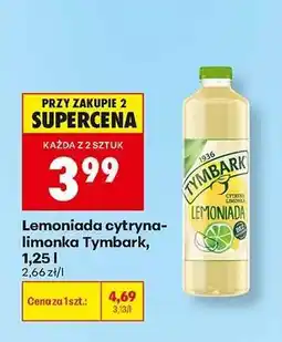 Biedronka Lemoniada cytryna-limonka Tymbark, 1,25 l oferta