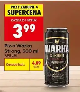Biedronka Piwo Warka Strong, 500 ml oferta