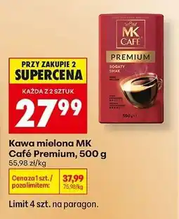 Biedronka Kawa mielona MK Café Premium , 500 g oferta