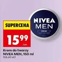 Biedronka Krem do twarzy NIVEA MEN, 150 ml oferta
