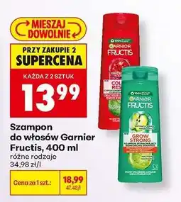 Biedronka Szampon do włosów Garnier Fructis, 400 ml oferta