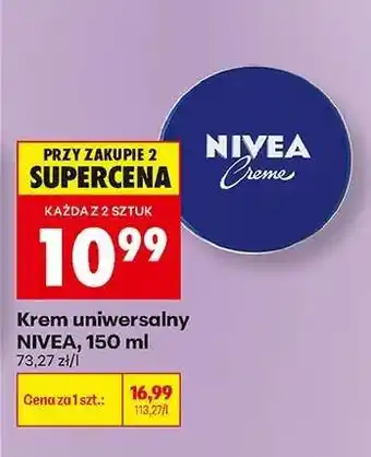 Biedronka Krem uniwersalny NIVEA, 150 ml oferta