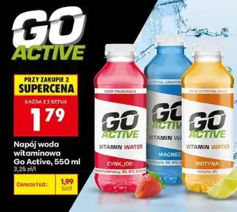 Biedronka Napój woda witaminowa Go Active, 550 ml oferta
