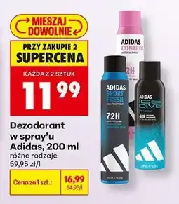 Biedronka Dezodorant w spray’u Adidas, 200 ml oferta
