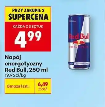 Biedronka NAPÓJ ENERGETYCZNY RED BULL 250 ML oferta