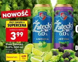 Biedronka Piwo Żatecky 0,0%, 500 ml oferta