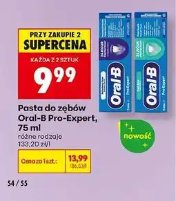 Biedronka Pasta do zębów Oral-B Pro-Expert, 75 ml oferta