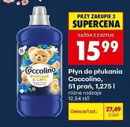Biedronka Płyn do płukania Coccolino, 51 prań, 1,275 l oferta