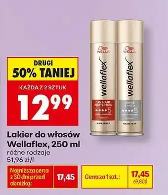 Biedronka Lakier do włosów Wellaflex, 250 ml oferta