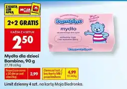 Biedronka Mydło dla dzieci Bambino 90 g oferta
