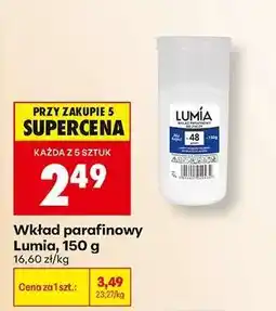 Biedronka Wkład parafinowy Lumia , 150 g oferta