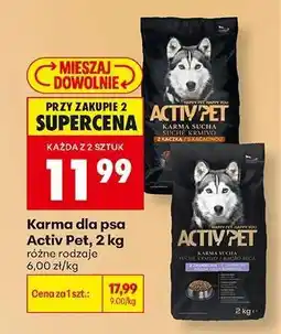 Biedronka Karma dla psa Activ Pet, 2 kg oferta