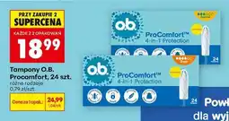 Biedronka Tampony O.B. Procomfort, 24 szt oferta