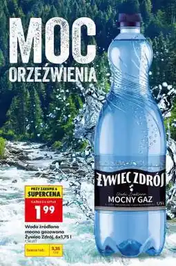 Biedronka Woda źródlana mocno gazowana Żywiec Zdrój, 6x1,75 l oferta