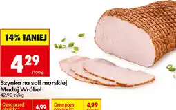 Biedronka Szynka na soli morskiej Madej Wróbel oferta
