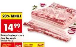 Biedronka Boczek wieprzowy bez żeberek oferta