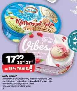 Netto Lody Koral Kolorowe Lato / Vibes oferta