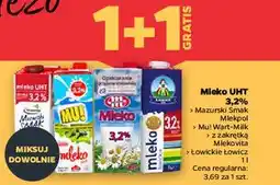 Netto Mleko UHT 3,2% (Mazurski Smak, Mu!, Łowickie) oferta