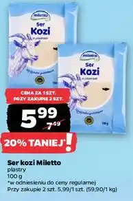 Netto Ser kozi Miletto plastry oferta