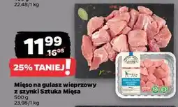 Netto Mięso na gulasz wieprzowy z szynki Sztuka Mięsa Netto oferta