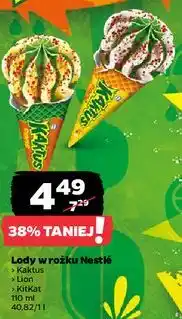 Netto Lody w rożku Nestlé (Kaktus, Lion, KitKat) oferta