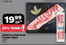 Netto Żeberka wieprzowe Sztuka Mięsa paski oferta