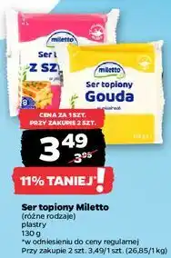 Netto Ser topiony Miletto (różne rodzaje) plastry oferta