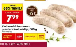 Biedronka Kiełbasa biała Kraina Mięs oferta