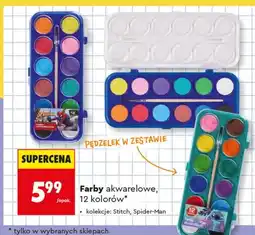 Biedronka Farby akwarelowe Spiderman oferta