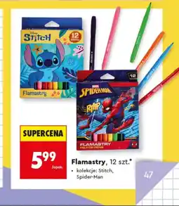 Biedronka Flamastry Spiderman oferta