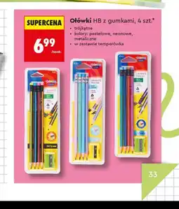 Biedronka Zestaw ołówków HB oferta