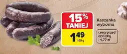 Carrefour Kaszanka Wyborna oferta
