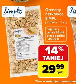Carrefour Market Orzechy nerkowca Simpl oferta