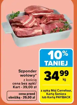 Carrefour Szponder wołowy Carrefour oferta