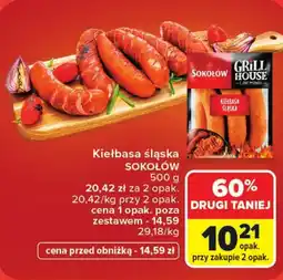 Carrefour Market Kiełbasa Sokołów oferta