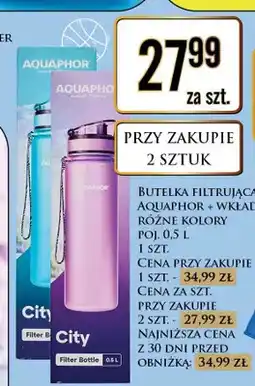 Dino Butelka filtrująca Aquaphor + wkład oferta