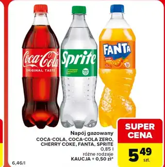 Carrefour Market Napój gazowany Coca-Cola oferta