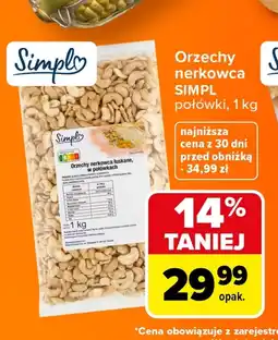 Carrefour Orzechy nerkowca Simpl oferta