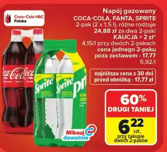 Carrefour Napój gazowany Coca-Cola oferta