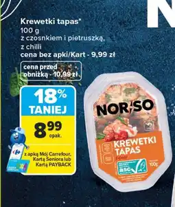 Carrefour Krewetki Norso oferta