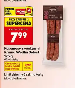 Biedronka Kabanosy Kraina Wędlin oferta