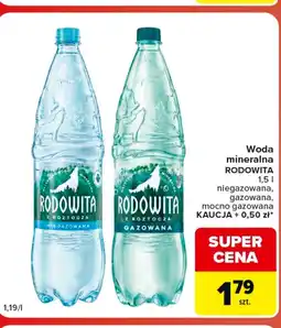 Carrefour Market Woda mineralna Rodowita oferta