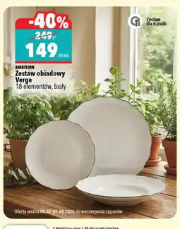 Biedronka Zestaw obiadowy Ambition oferta