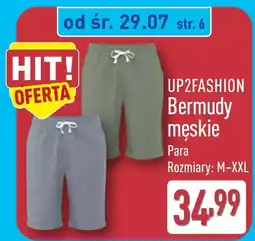 ALDI UP2FASHION Bermudy męskie oferta